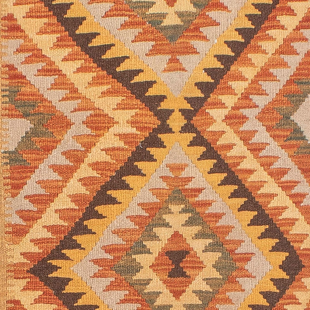 Tappeto corsia Tappeto Kelim - Splash - 394 x 76 cm - multicolore