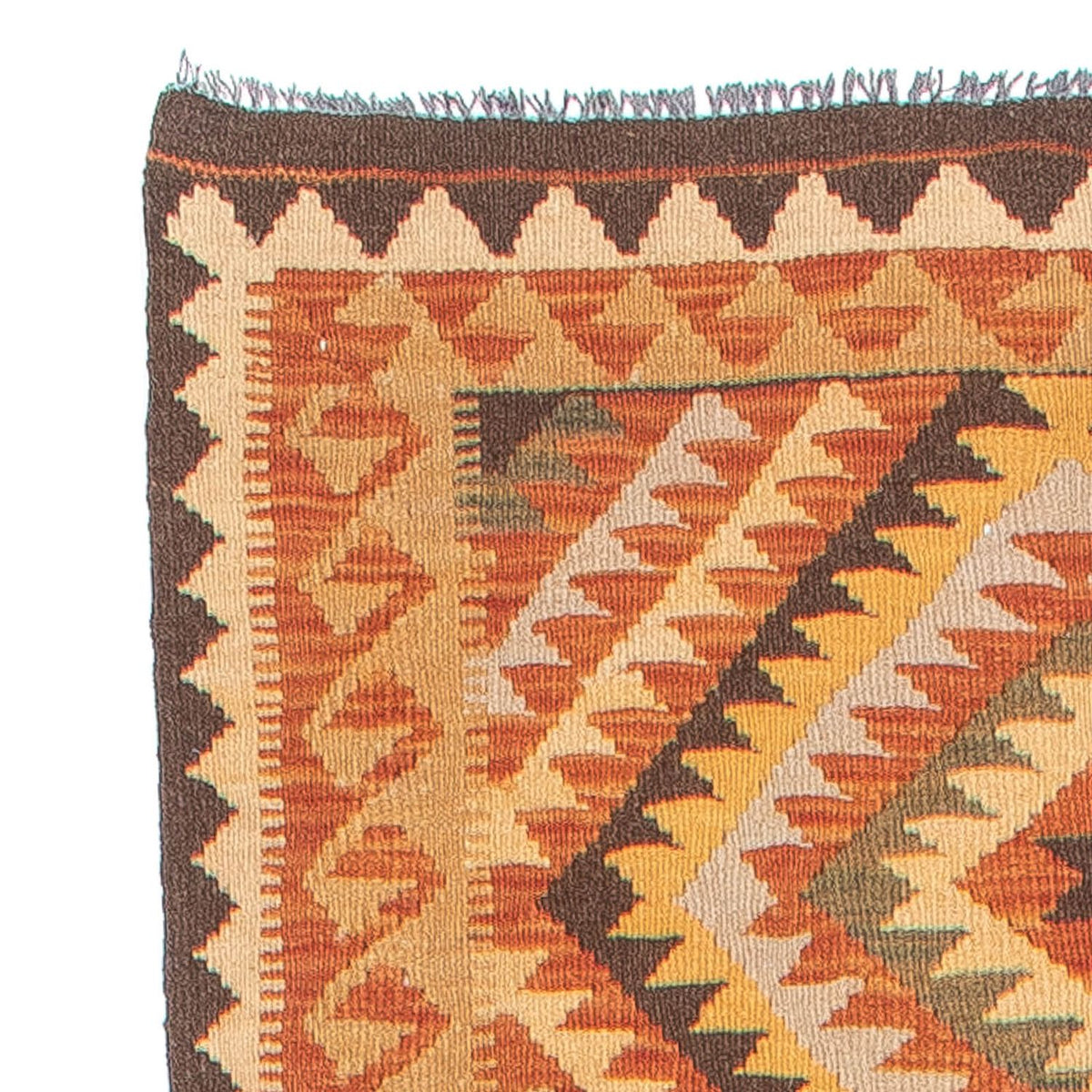 Tappeto corsia Tappeto Kelim - Splash - 394 x 76 cm - multicolore
