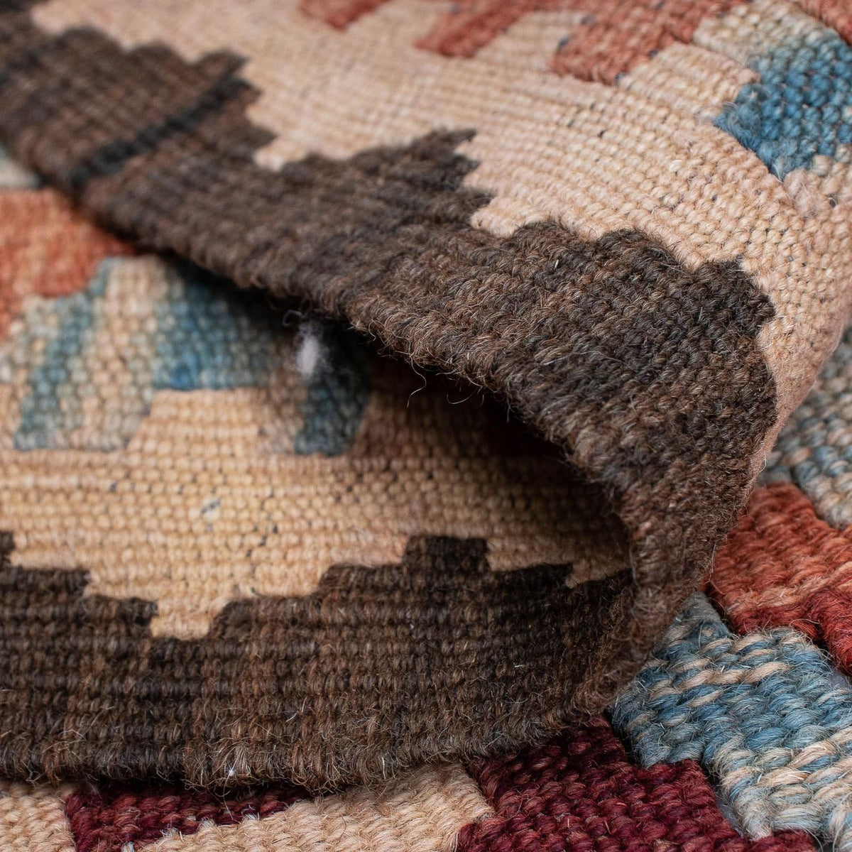 Tappeto corsia Tappeto Kelim - Splash - 387 x 70 cm - multicolore