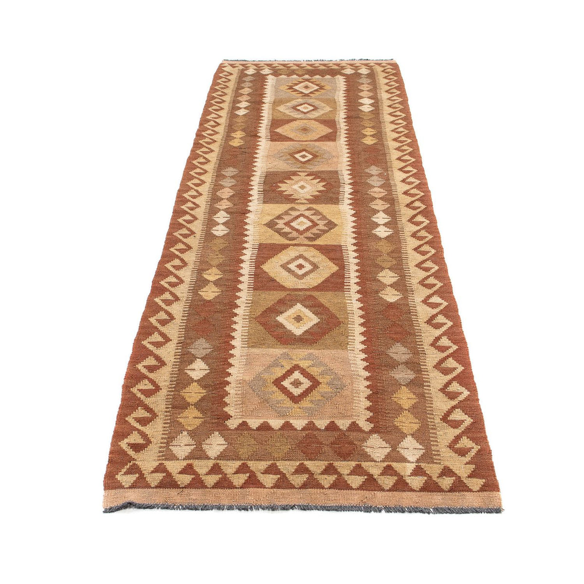 Tappeto corsia Tappeto Kelim - Splash - 284 x 79 cm - multicolore