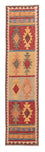 Tappeto corsia Tappeto Kelim - Splash - 288 x 69 cm - multicolore