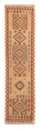Tappeto corsia Tappeto Kelim - Splash - 301 x 80 cm - marrone chiaro