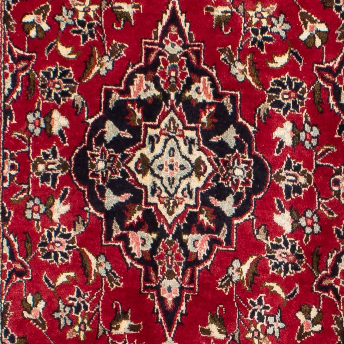 Tappeto corsia Tappeto Persero - Keshan - 340 x 98 cm - rosso scuro