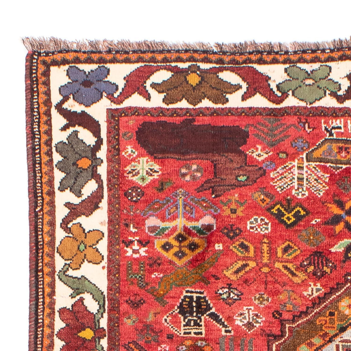 Tappeto Persero - Nomade - 210 x 140 cm - rosso scuro