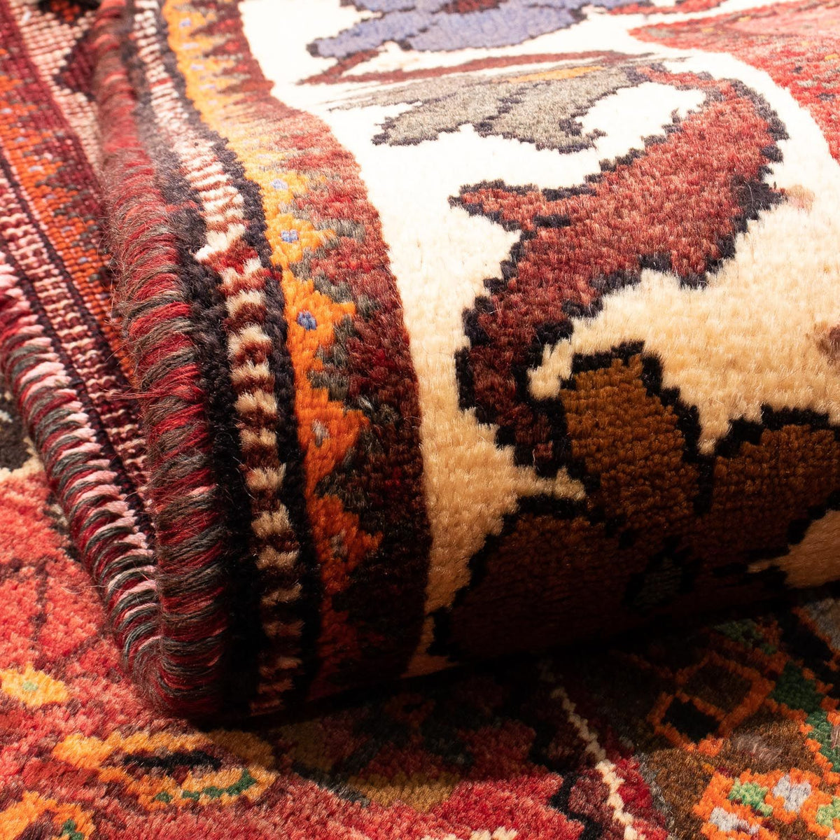 Tappeto Persero - Nomade - 210 x 140 cm - rosso scuro