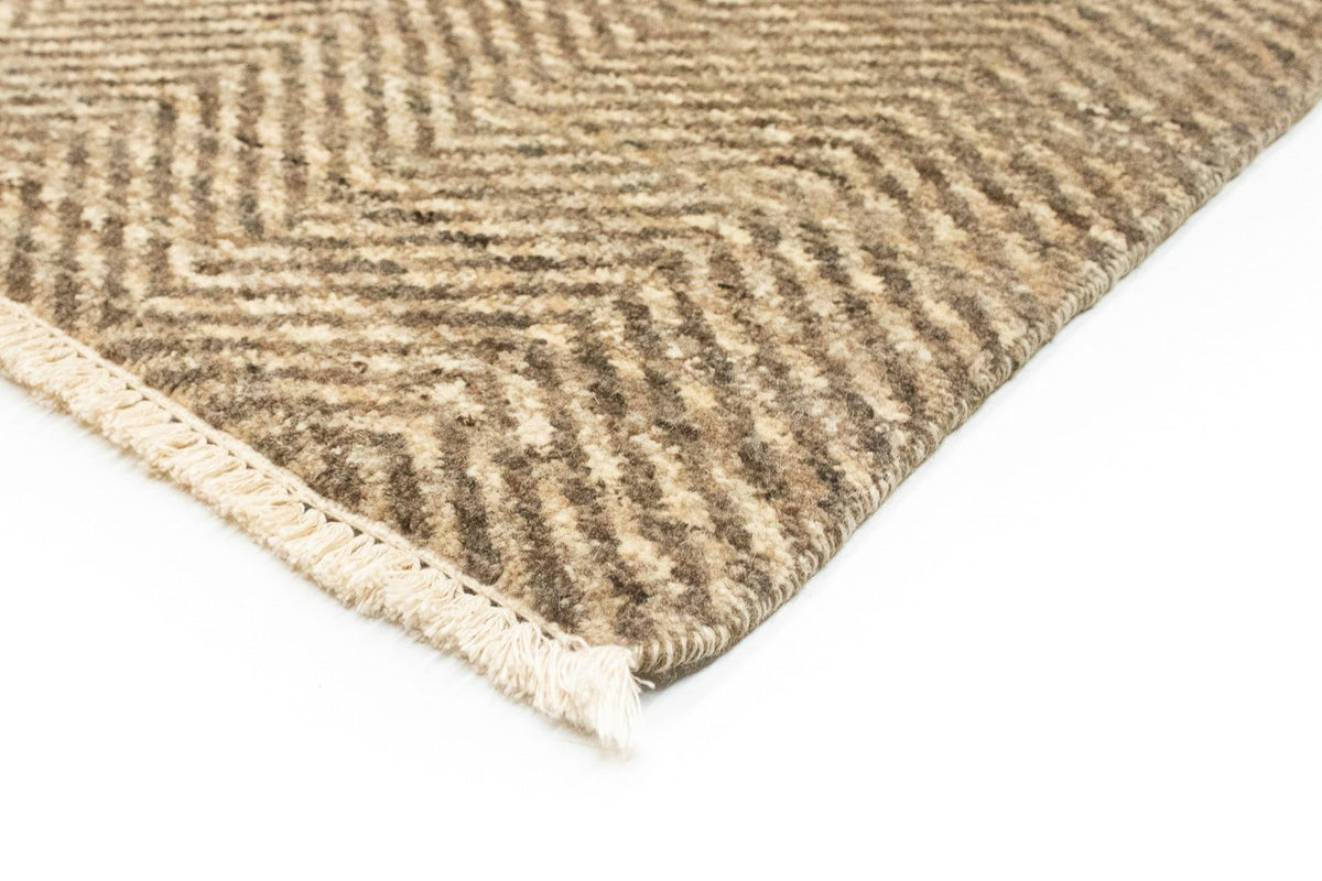 Tappeto corsia Tappeto Gabbeh - Indus - 370 x 77 cm - beige