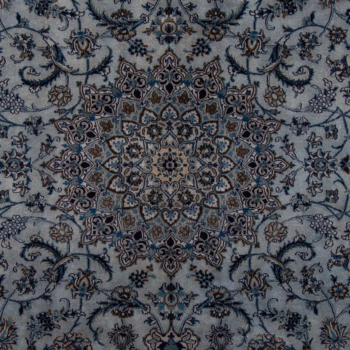 Tappeto Persero - Nain - 294 x 198 cm - blu mare