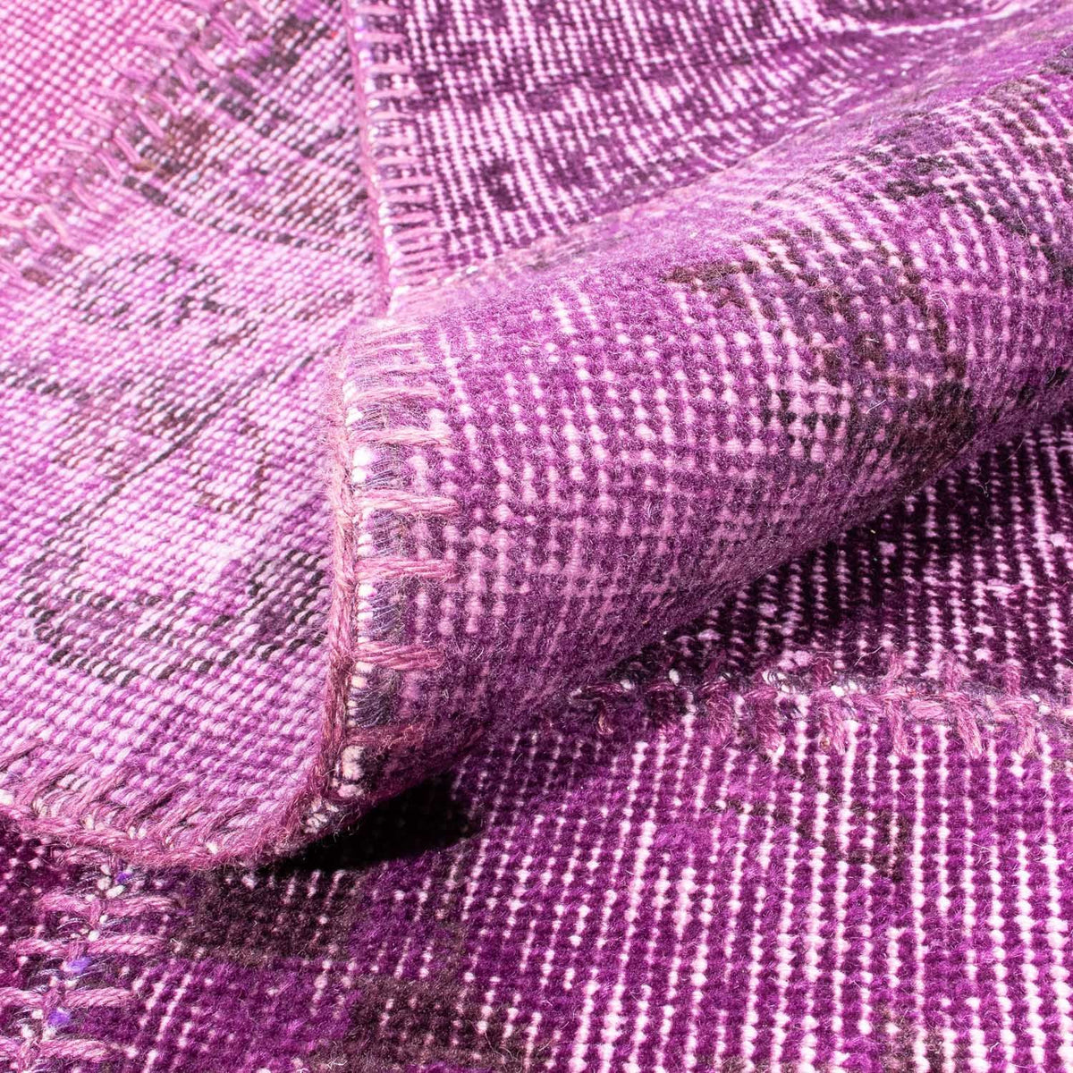 Tappeto Patchwork - 240 x 170 cm - viola