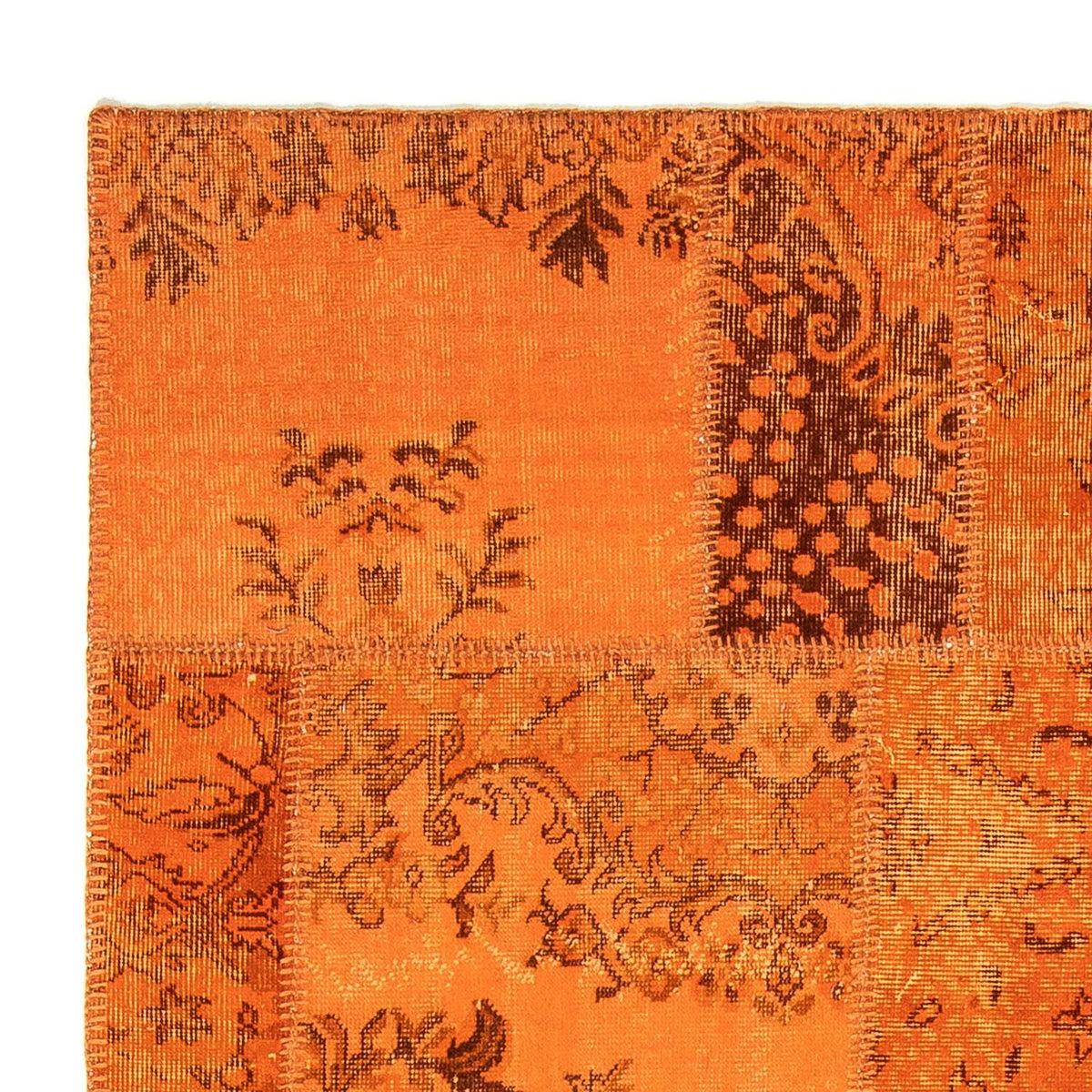 Tappeto Patchwork - 240 x 170 cm - marrone