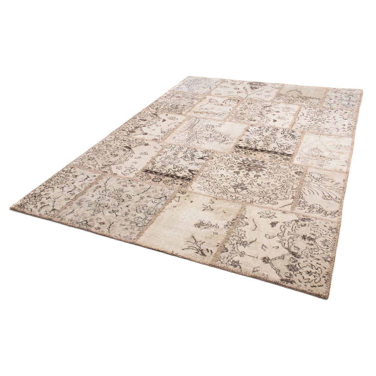 Tappeto Patchwork - 240 x 170 cm - marrone chiaro