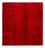 Tappeto Gabbeh - Persero - 288 x 262 cm - rosso scuro
