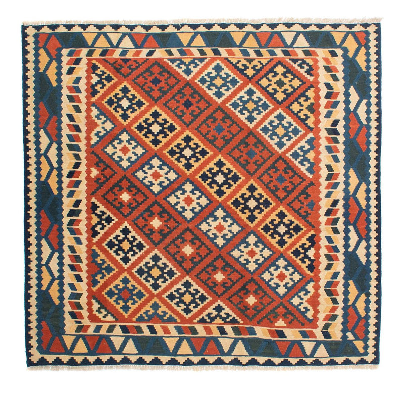Tappeto Kelim - Orientale quadrato  - 208 x 194 cm - multicolore