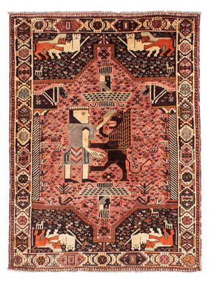 Tappeto Persero - Nomade - 192 x 155 cm - rosso chiaro