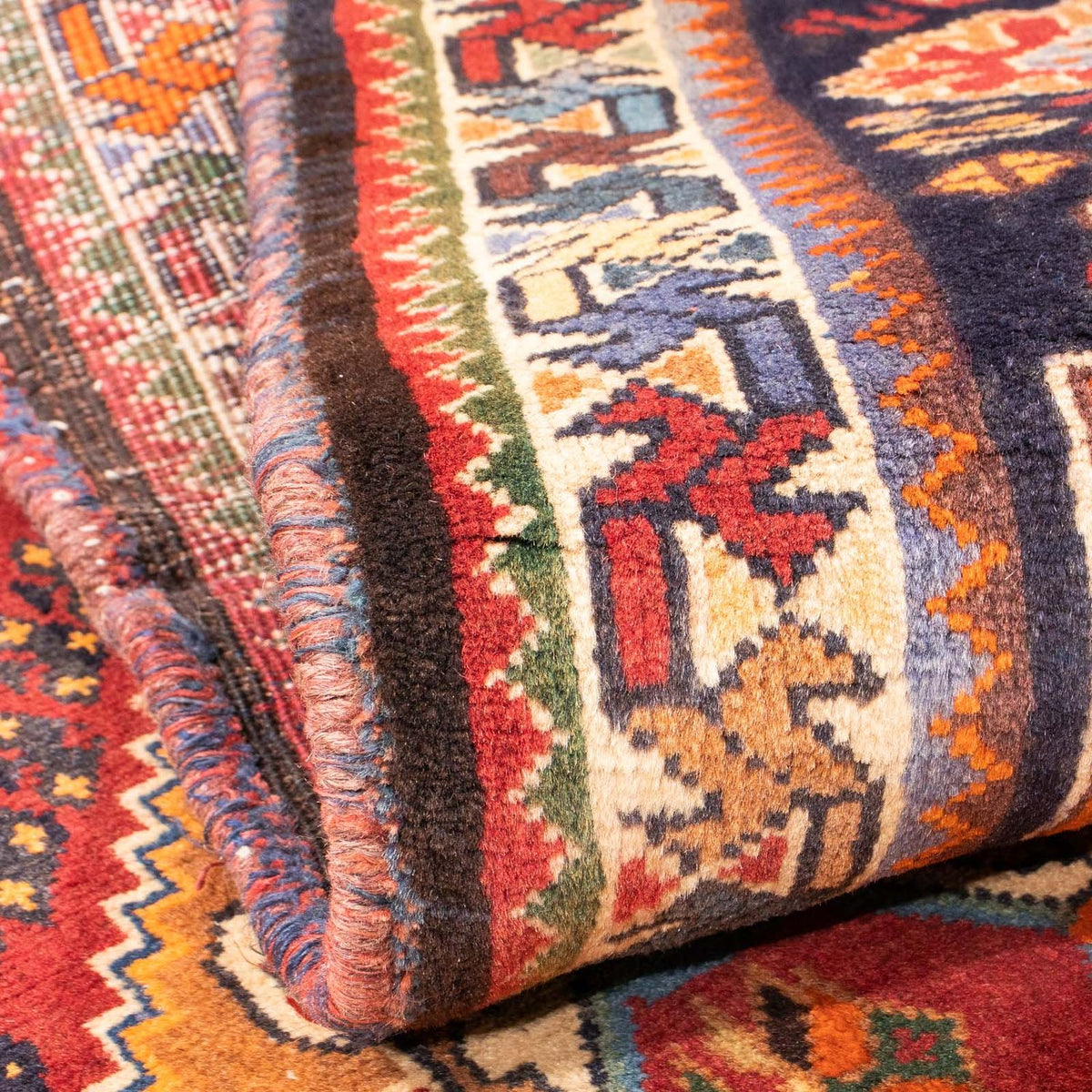 Tappeto Persero - Nomade - 143 x 110 cm - rosso scuro