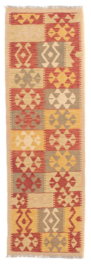 Tappeto corsia Tappeto Kelim - Splash - 206 x 62 cm - multicolore