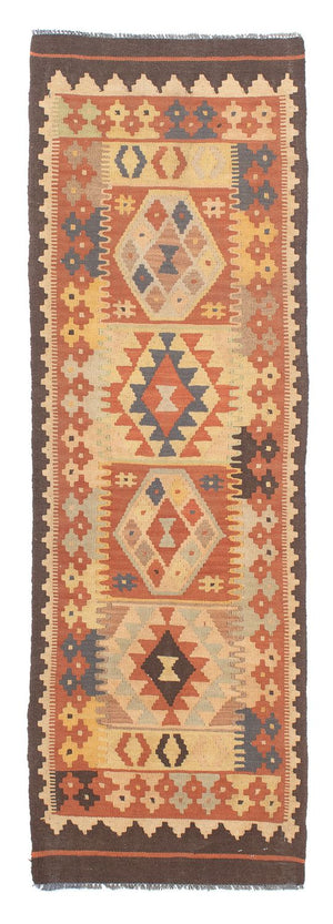 Tappeto corsia Tappeto Kelim - Splash - 200 x 62 cm - multicolore