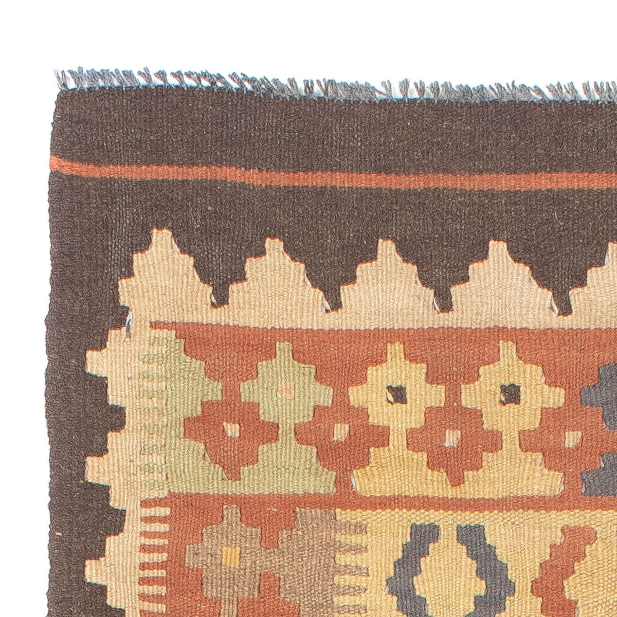 Tappeto corsia Tappeto Kelim - Splash - 200 x 62 cm - multicolore