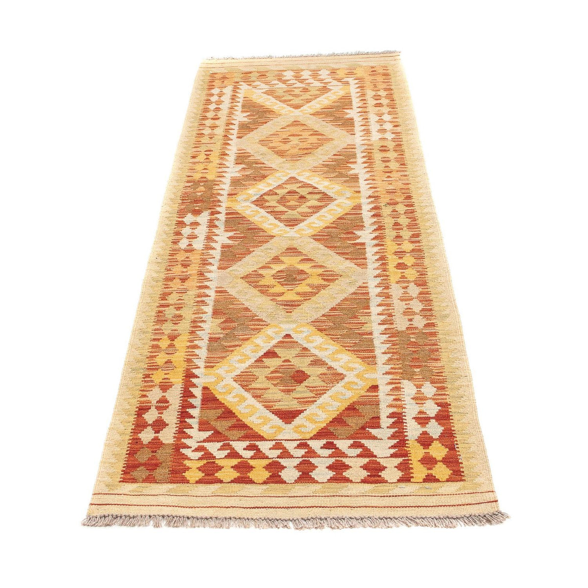 Tappeto corsia Tappeto Kelim - Splash - 192 x 65 cm - multicolore