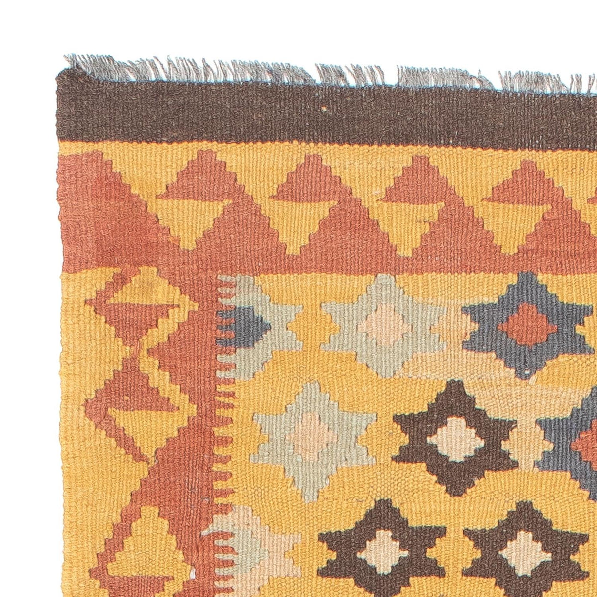 Tappeto corsia Tappeto Kelim - Splash - 210 x 64 cm - multicolore