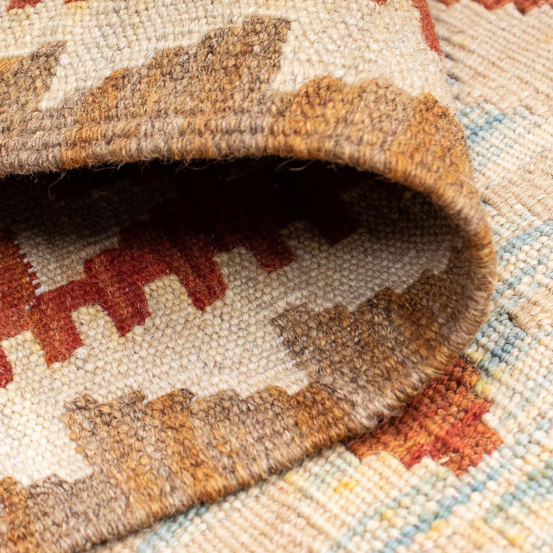 Tappeto corsia Tappeto Kelim - Splash - 200 x 62 cm - ruggine