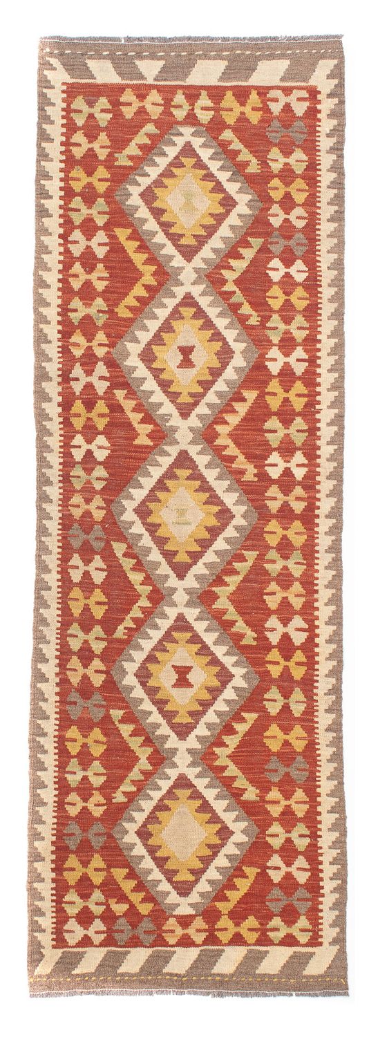 Tappeto corsia Tappeto Kelim - Splash - 200 x 66 cm - rosso