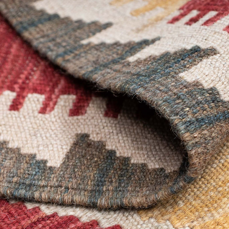 Tappeto corsia Tappeto Kelim - Splash - 203 x 69 cm - multicolore