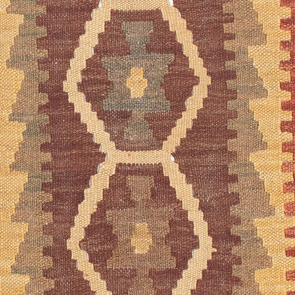 Tappeto corsia Tappeto Kelim - Splash - 201 x 67 cm - multicolore