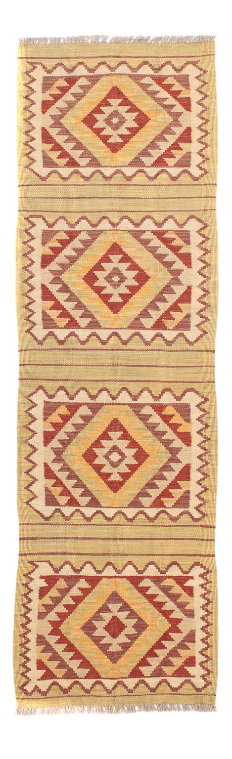 Tappeto corsia Tappeto Kelim - Splash - 201 x 54 cm - multicolore