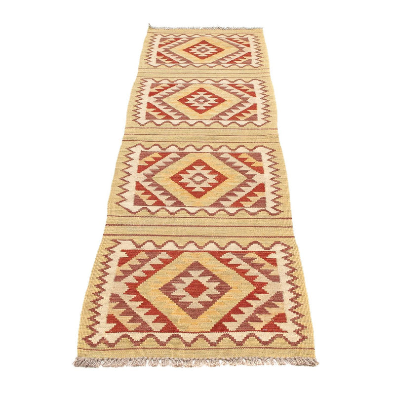 Tappeto corsia Tappeto Kelim - Splash - 201 x 54 cm - multicolore