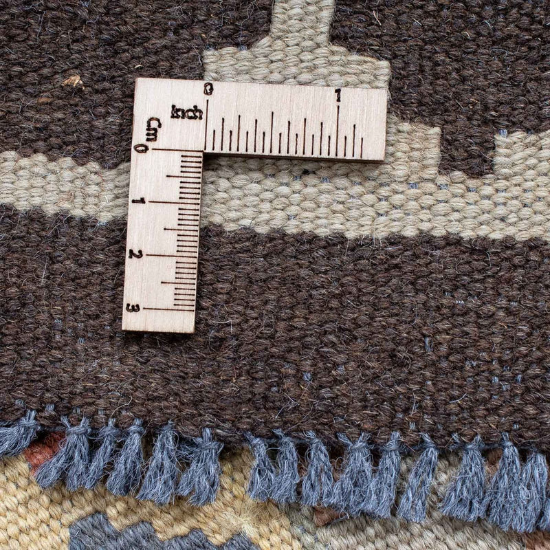 Tappeto corsia Tappeto Kelim - Splash - 198 x 63 cm - beige