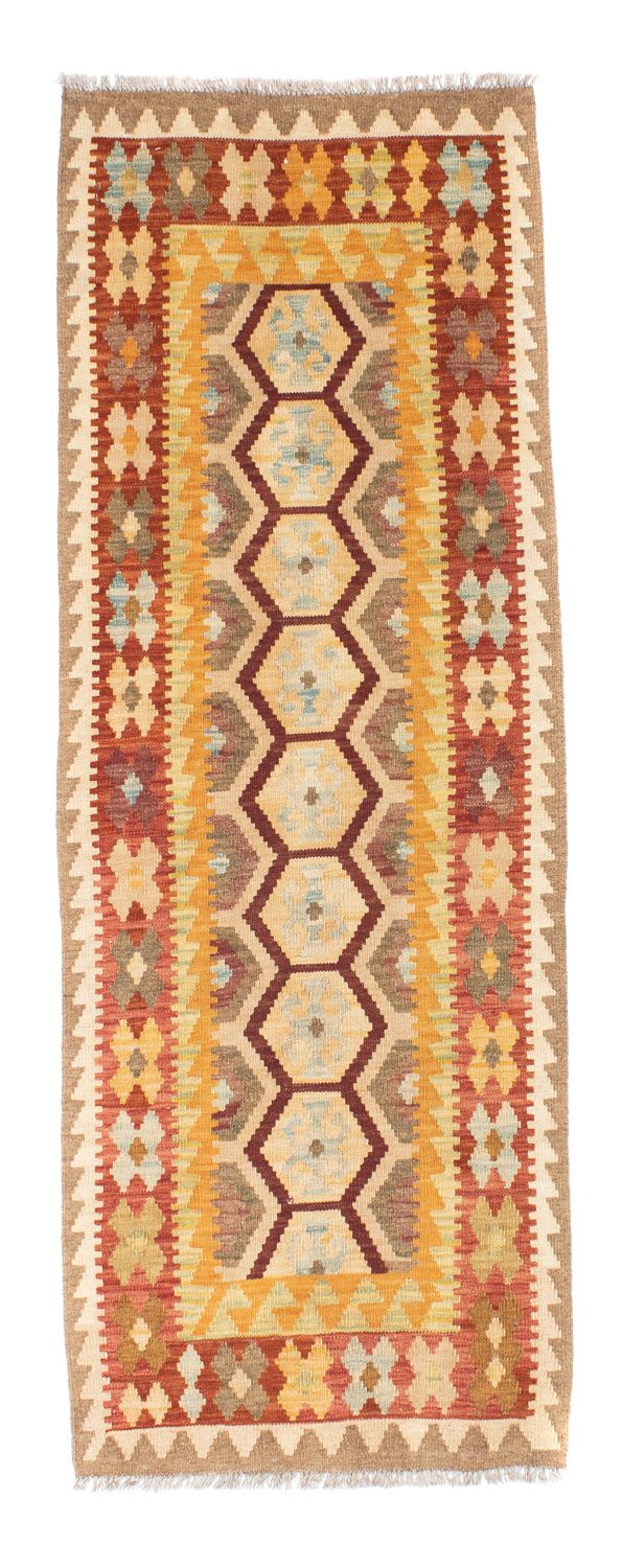 Tappeto corsia Tappeto Kelim - Orientale - 191 x 74 cm - beige