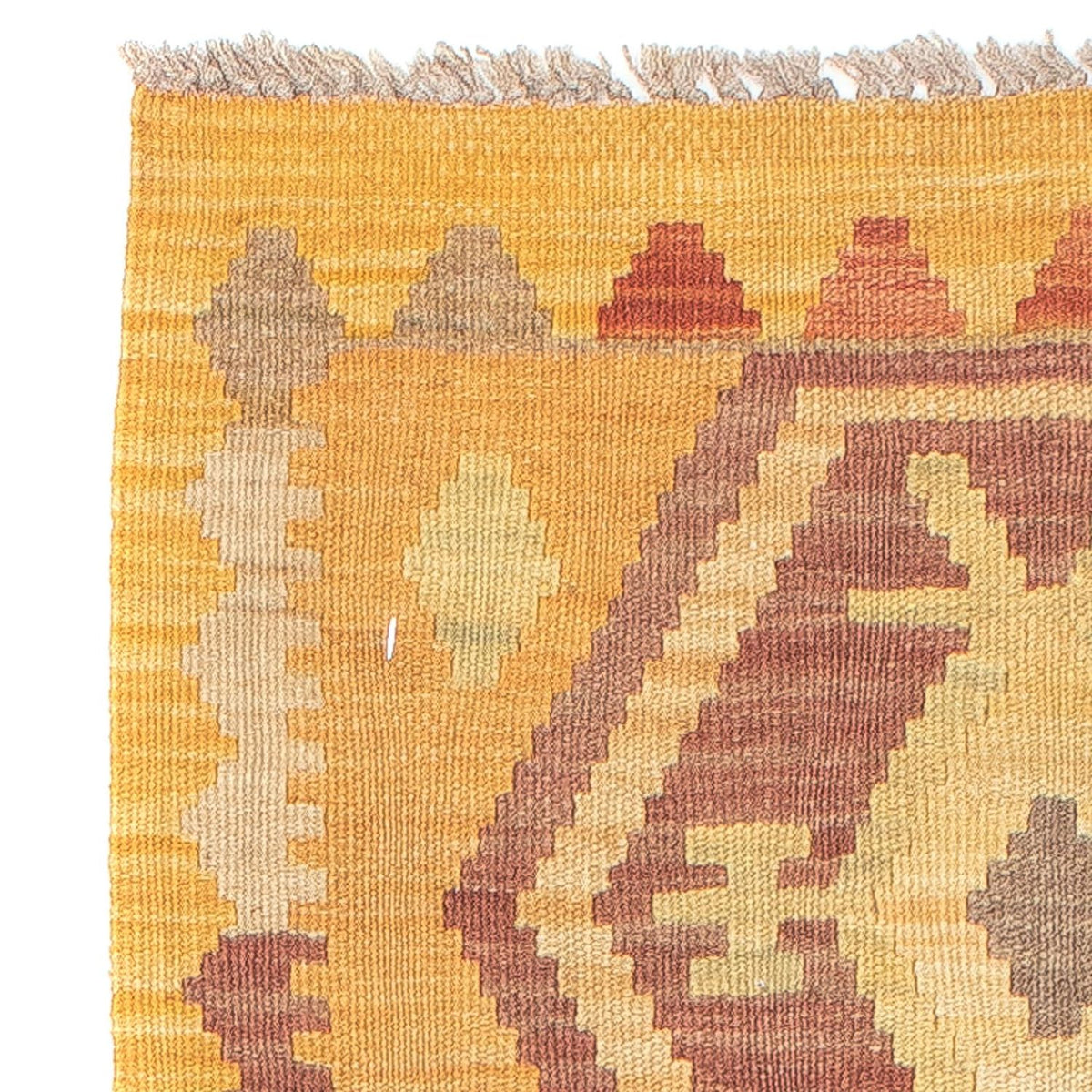 Tappeto corsia Tappeto Kelim - Splash - 191 x 52 cm - oro