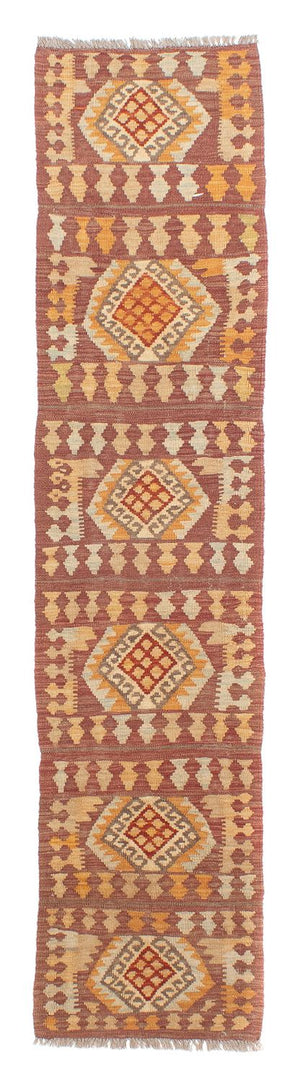 Tappeto corsia Tappeto Kelim - Splash - 248 x 49 cm - multicolore