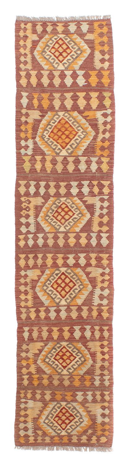 Tappeto corsia Tappeto Kelim - Splash - 248 x 49 cm - multicolore