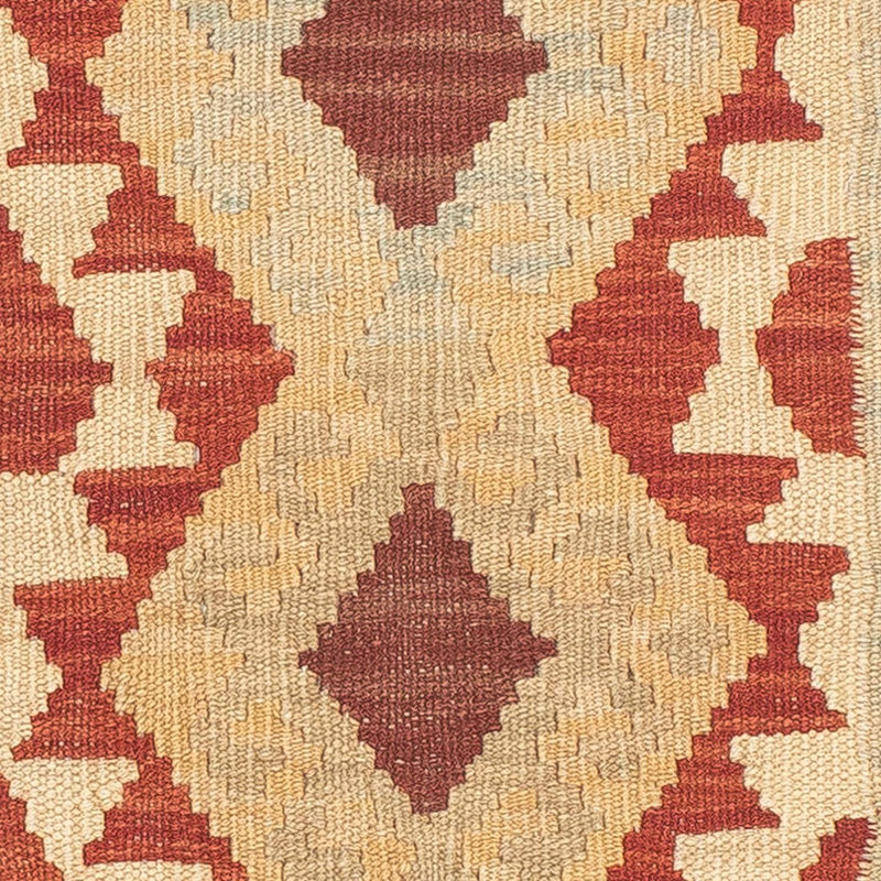 Tappeto corsia Tappeto Kelim - Splash - 191 x 60 cm - marrone chiaro