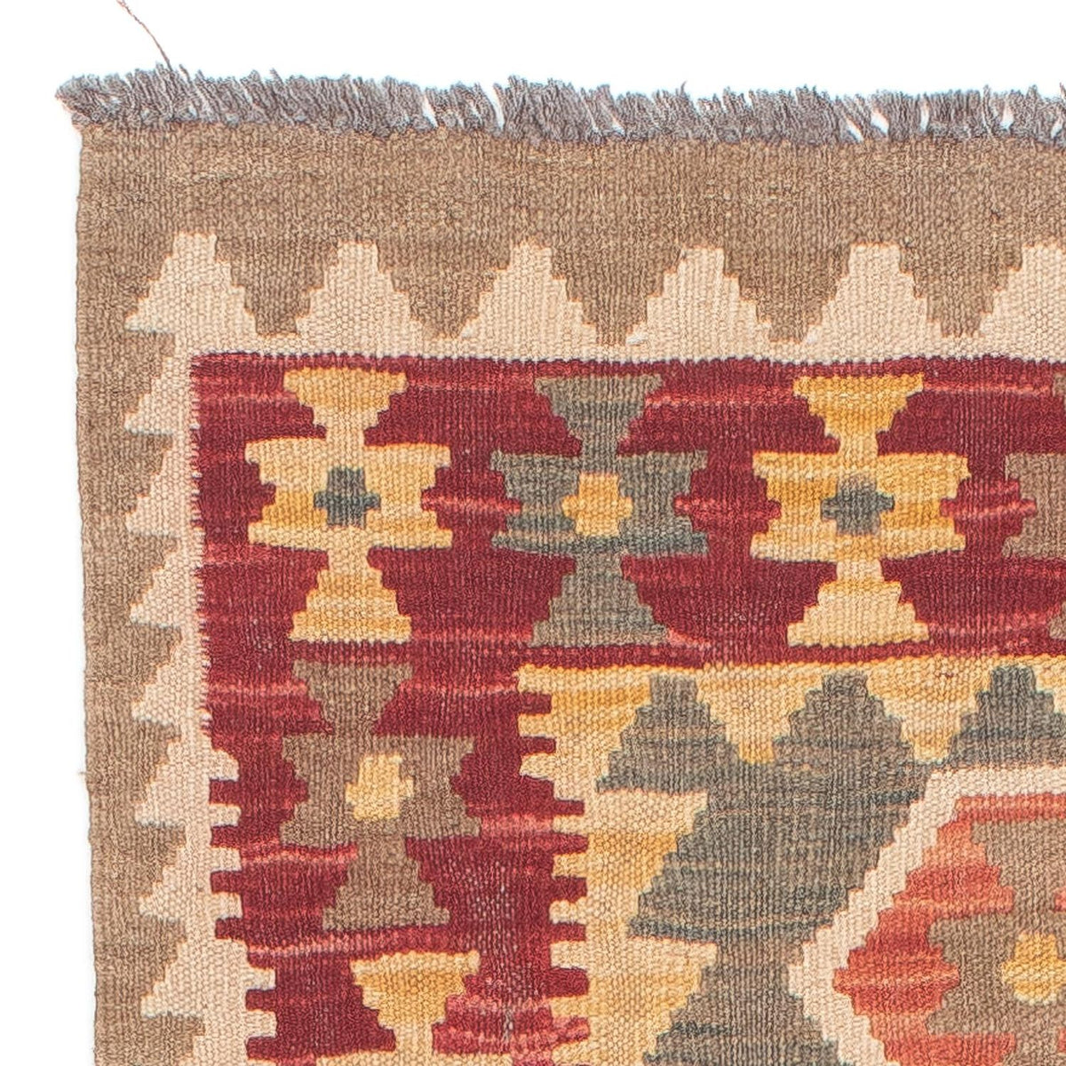 Tappeto corsia Tappeto Kelim - Splash - 211 x 63 cm - multicolore