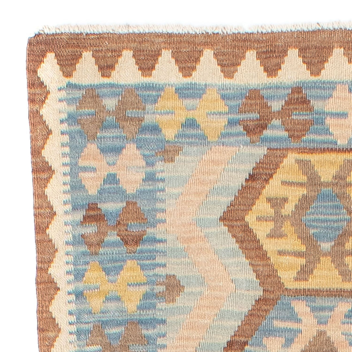 Tappeto corsia Tappeto Kelim - Splash - 302 x 80 cm - multicolore