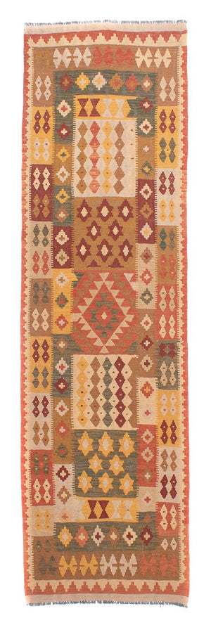 Tappeto corsia Tappeto Kelim - Splash - 320 x 88 cm - multicolore
