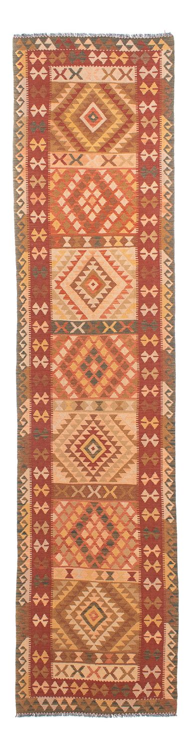 Tappeto corsia Tappeto Kelim - Splash - 397 x 95 cm - multicolore
