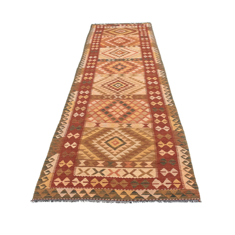 Tappeto corsia Tappeto Kelim - Splash - 397 x 95 cm - multicolore