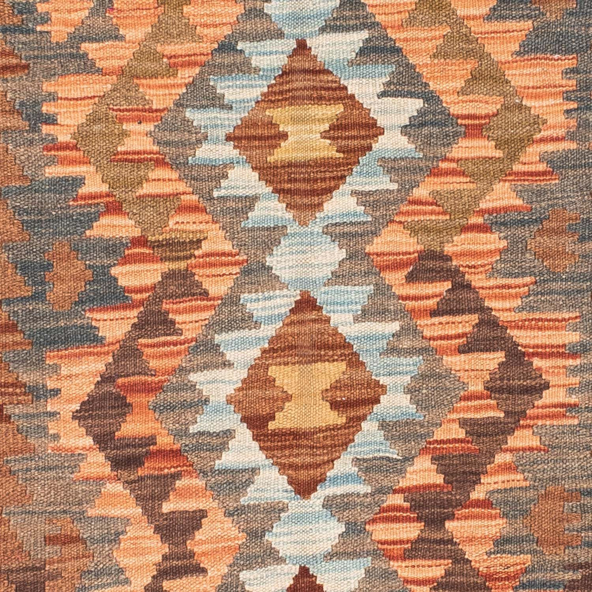 Tappeto corsia Tappeto Kelim - Orientale - 199 x 88 cm - marrone chiaro