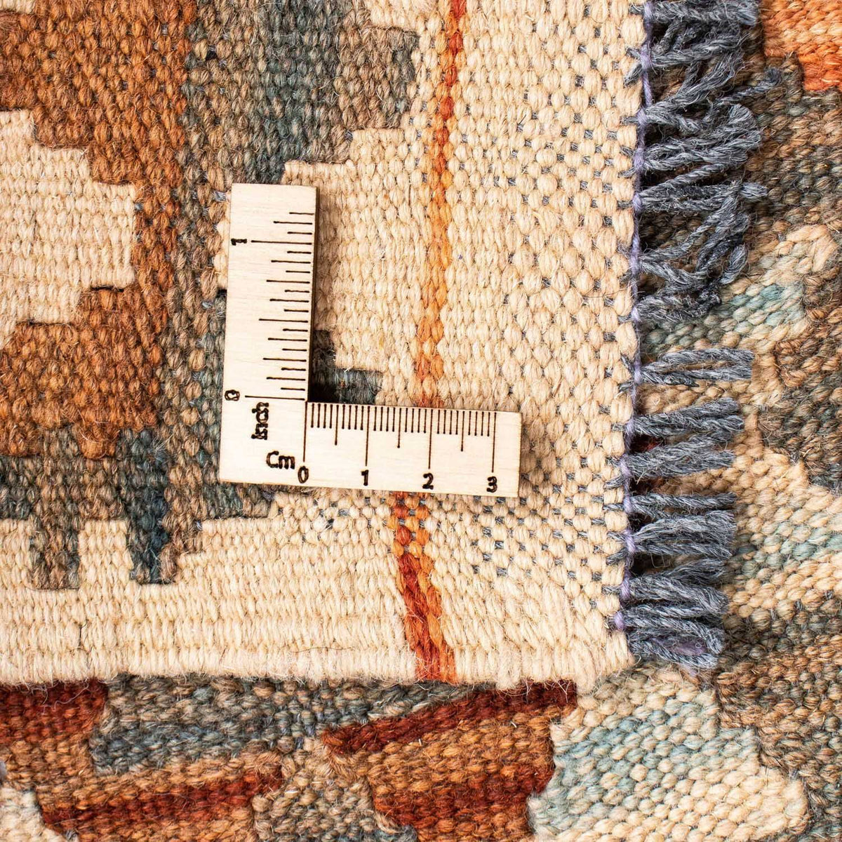 Tappeto corsia Tappeto Kelim - Orientale - 199 x 88 cm - marrone chiaro