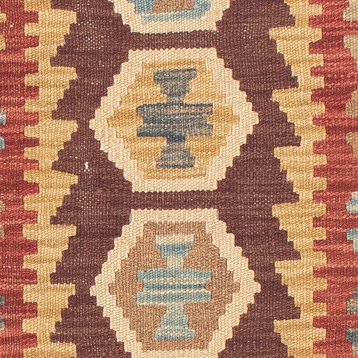 Tappeto corsia Tappeto Kelim - Splash - 198 x 64 cm - multicolore