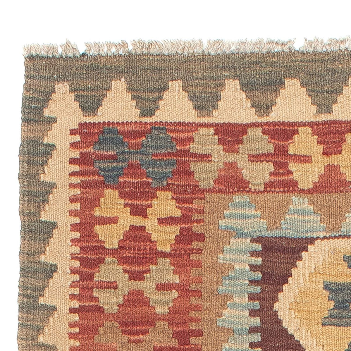 Tappeto corsia Tappeto Kelim - Splash - 200 x 67 cm - multicolore