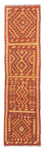 Tappeto corsia Tappeto Kelim - Splash - 190 x 47 cm - rosso