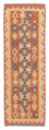 Tappeto corsia Tappeto Kelim - Splash - 182 x 61 cm - ruggine