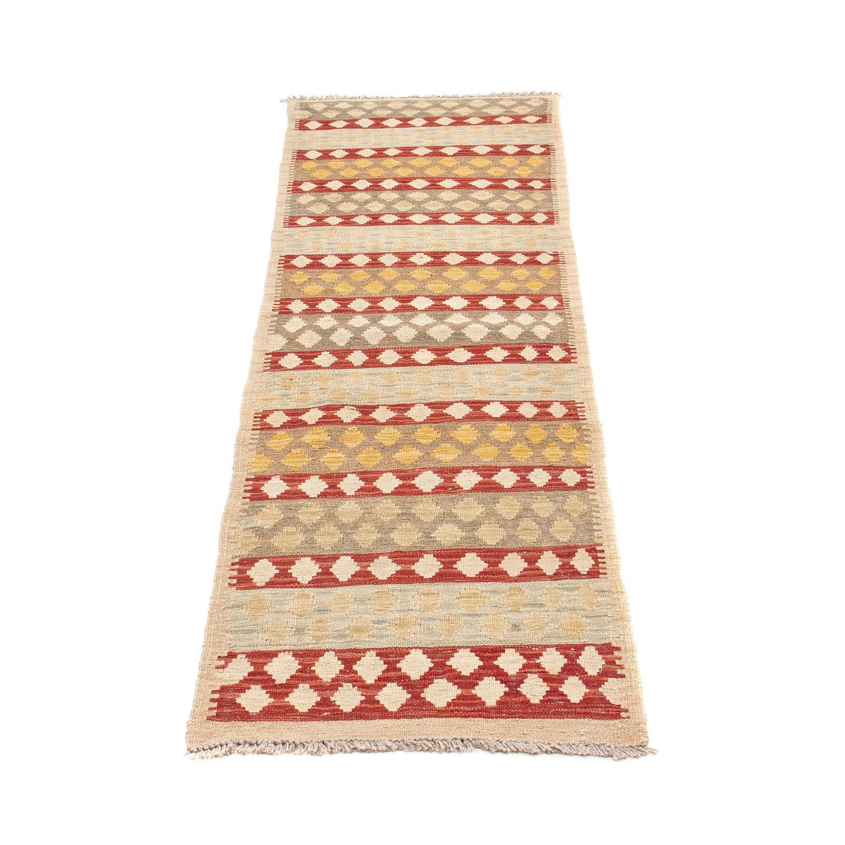 Tappeto corsia Tappeto Kelim - Splash - 210 x 56 cm - multicolore