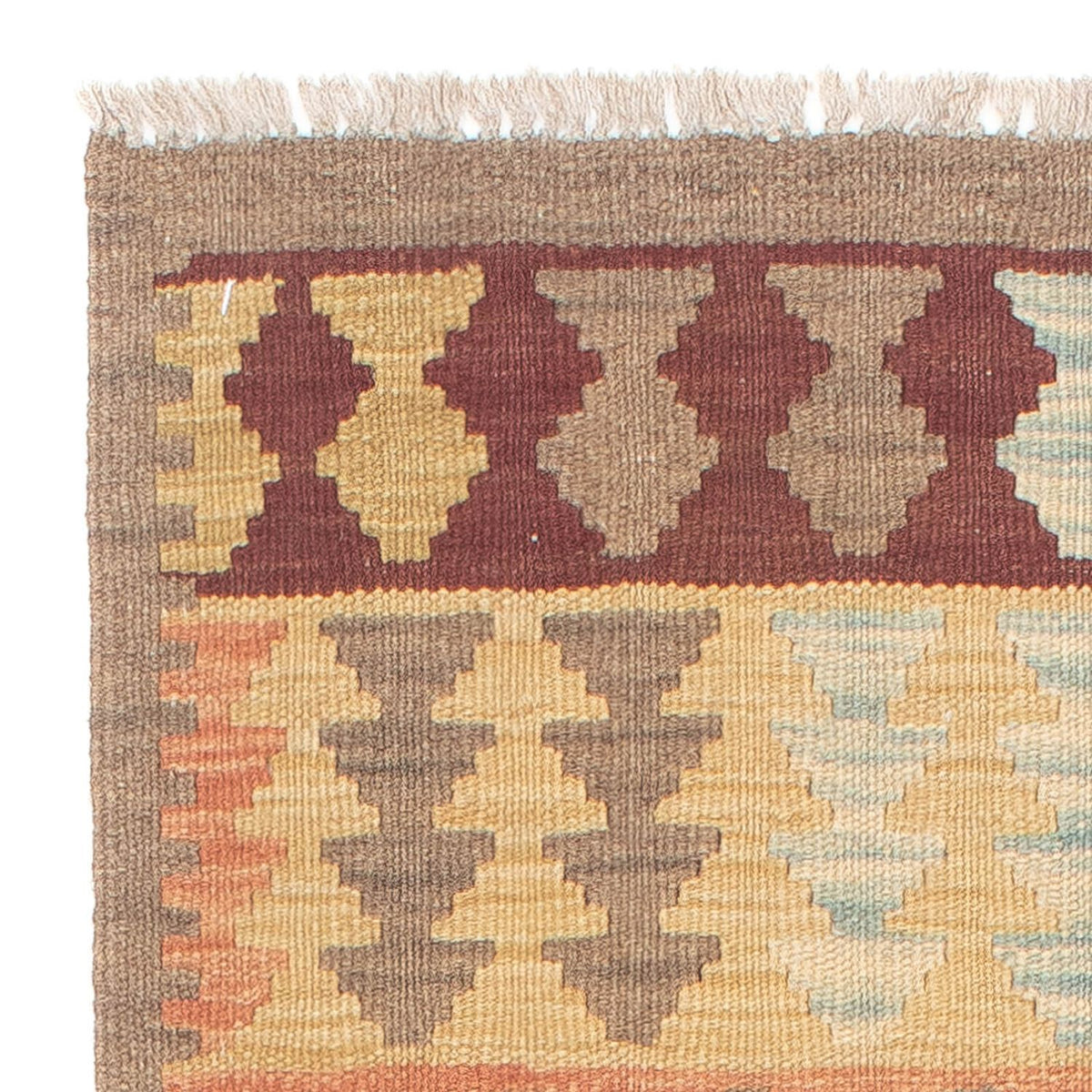 Tappeto corsia Tappeto Kelim - Splash - 200 x 62 cm - multicolore