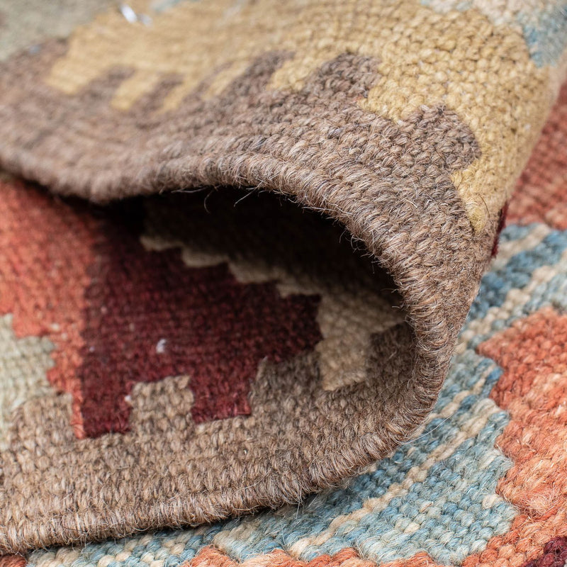 Tappeto corsia Tappeto Kelim - Splash - 200 x 62 cm - multicolore