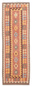 Tappeto corsia Tappeto Kelim - Splash - 200 x 65 cm - rosso chiaro